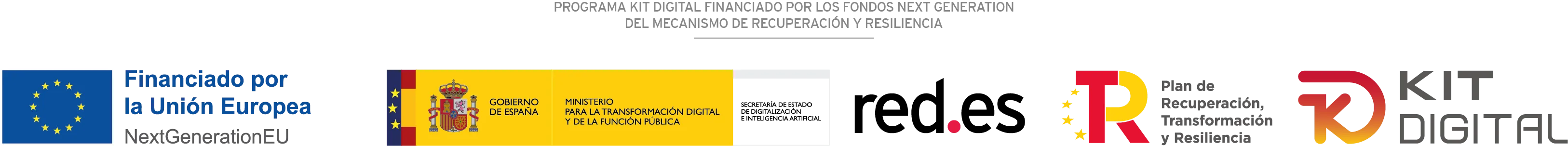 Programa Kit Digital — Plan de Recuperación, Transformación y Resiliencia